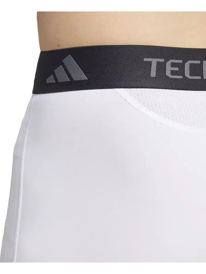 Мужские компрессионные шорты с логотипом Tech-Fit adidas — изображение 3 из 3, белый