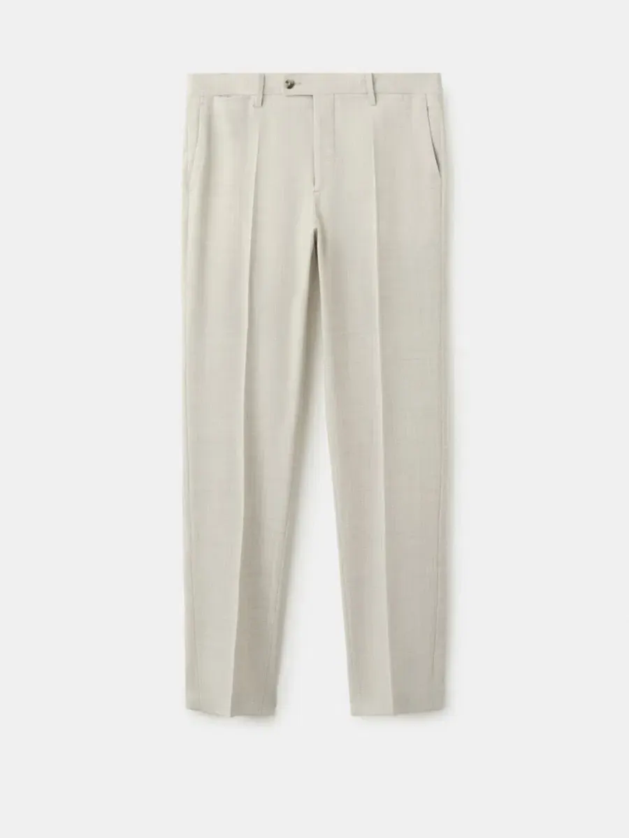 Брюки Turin Wool Suit из шерсти MANGO