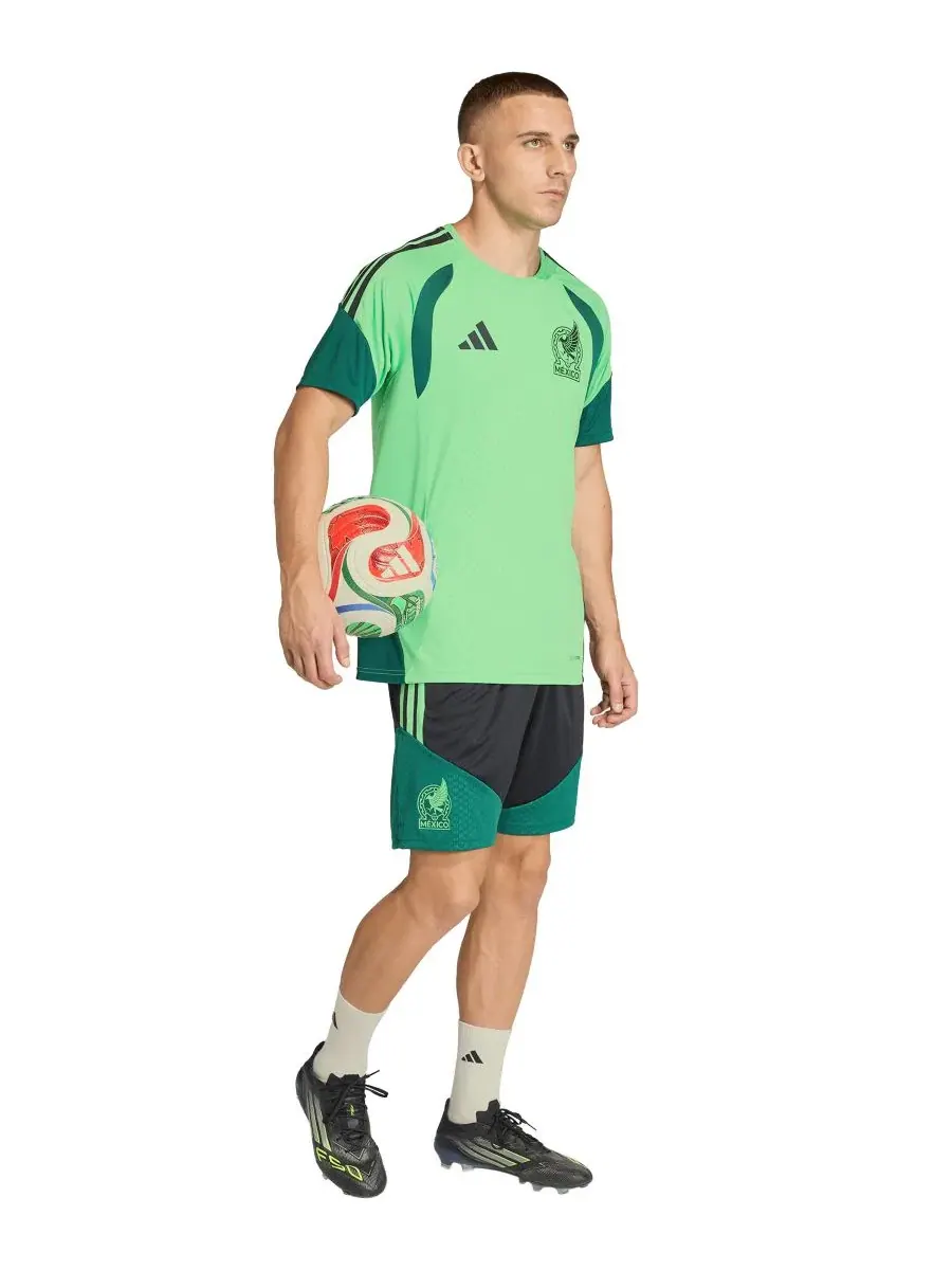 Футболка для тренировок с коротким рукавом, модель Mexico Tiro Training Jersey adidas — изображение 2 из 3, зеленый