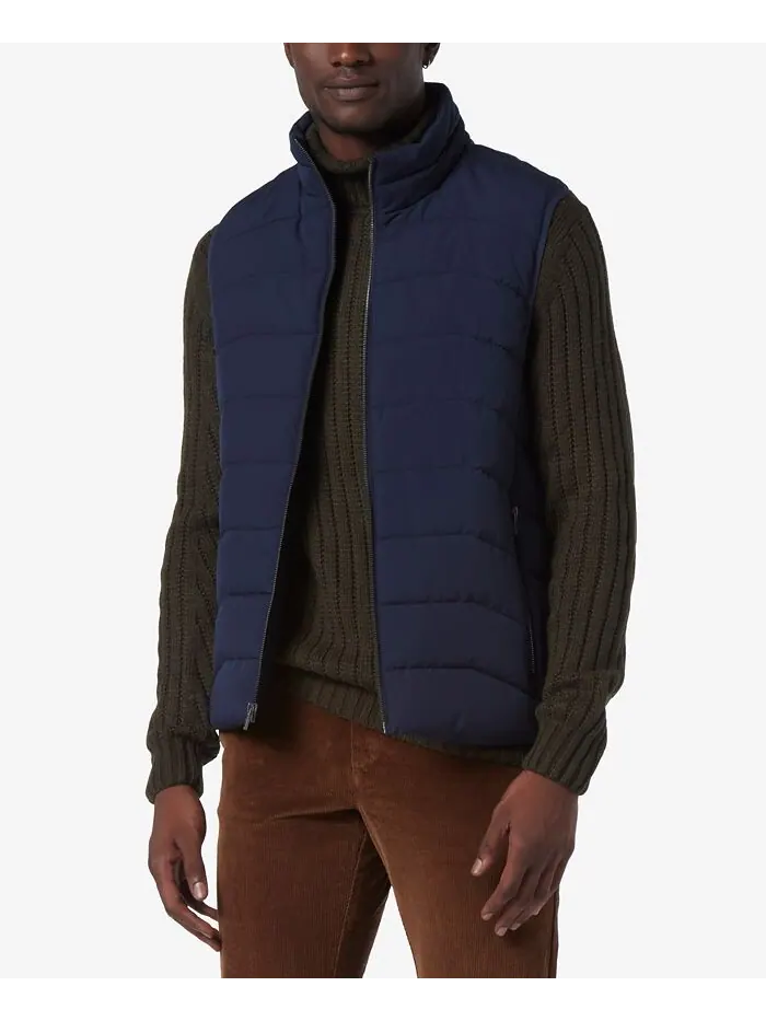 Мужской стеганый жилет Garrick Stretch Packable Marc New York — изображение 3 из 4, чернильный