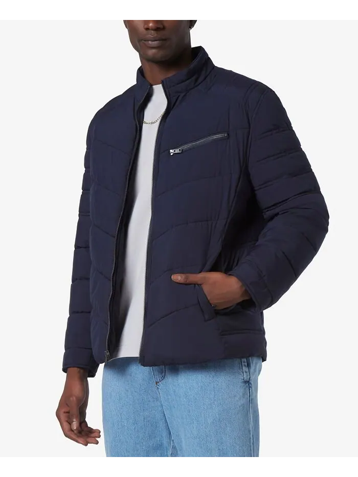Мужская компактная куртка-пуховик Winslow Stretch Marc New York — изображение 3 из 4, темно-синий