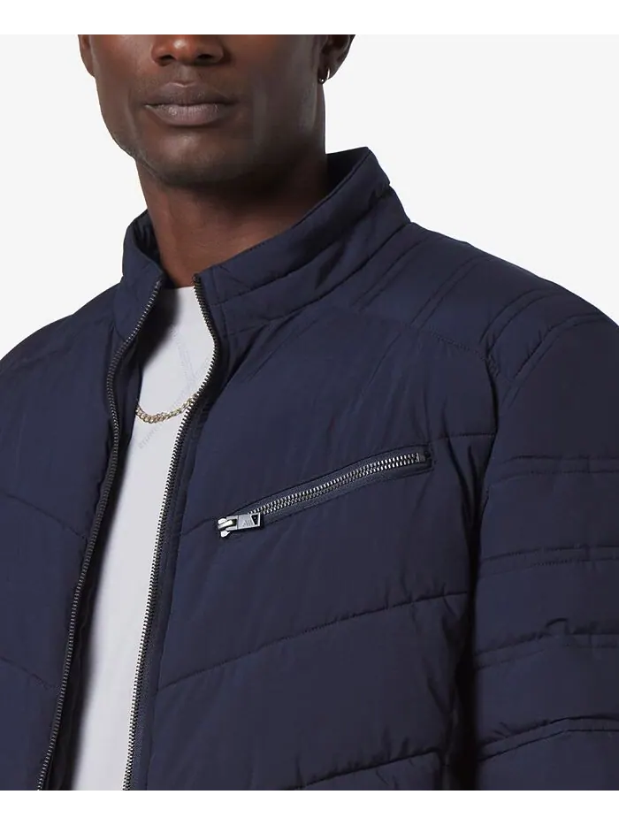 Мужская компактная куртка-пуховик Winslow Stretch Marc New York — изображение 4 из 4, темно-синий