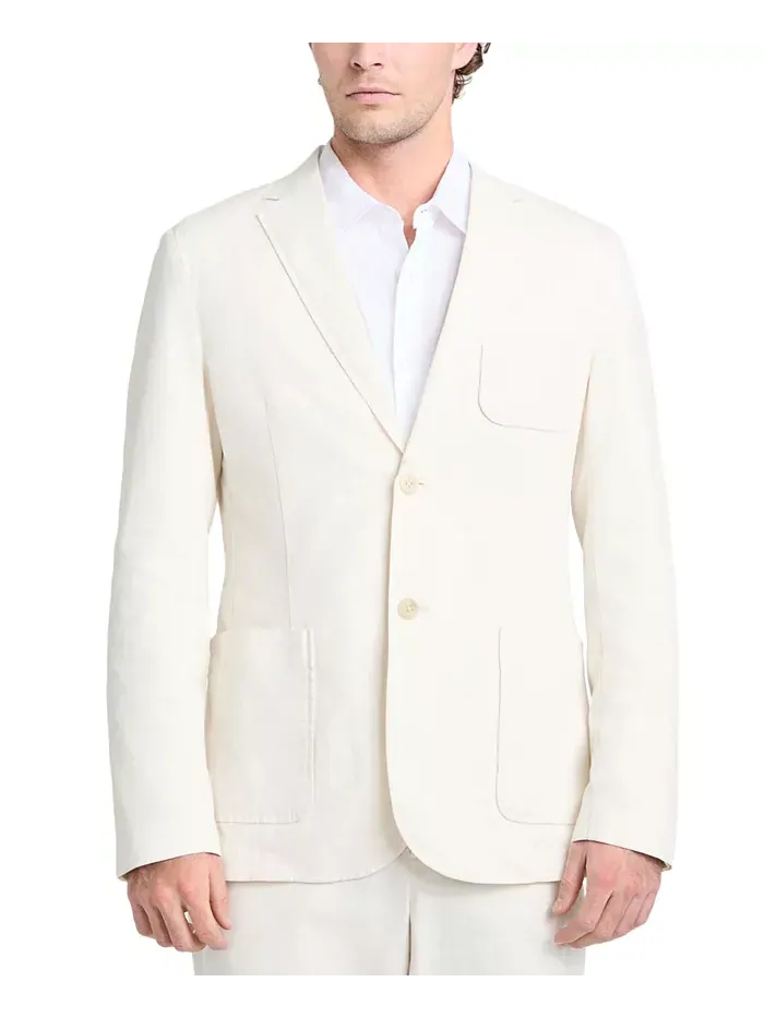 Мужской блазер Tyron Slim-Fit однотонный Guess — изображение 2 из 6, коричневый