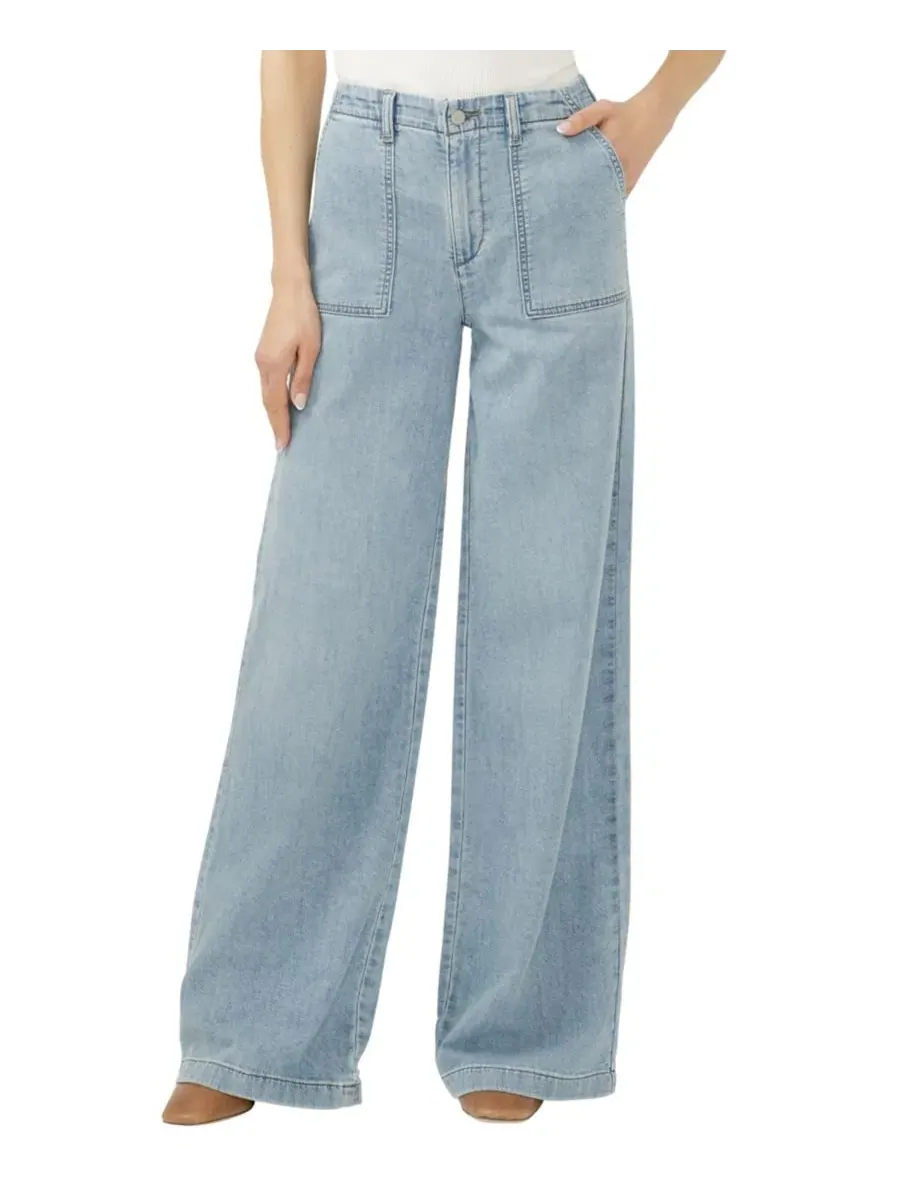 Женские широкие трикотажные джинсы Flex Silver Jeans Co.