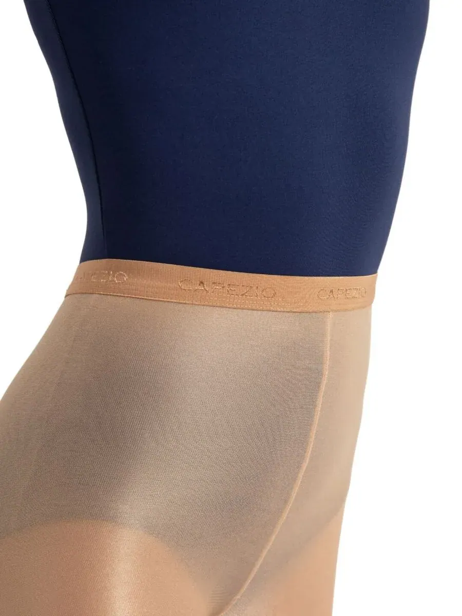 Женские ультраблестящие колготки с закрытыми ступнями Capezio — изображение 2 из 4, карамель