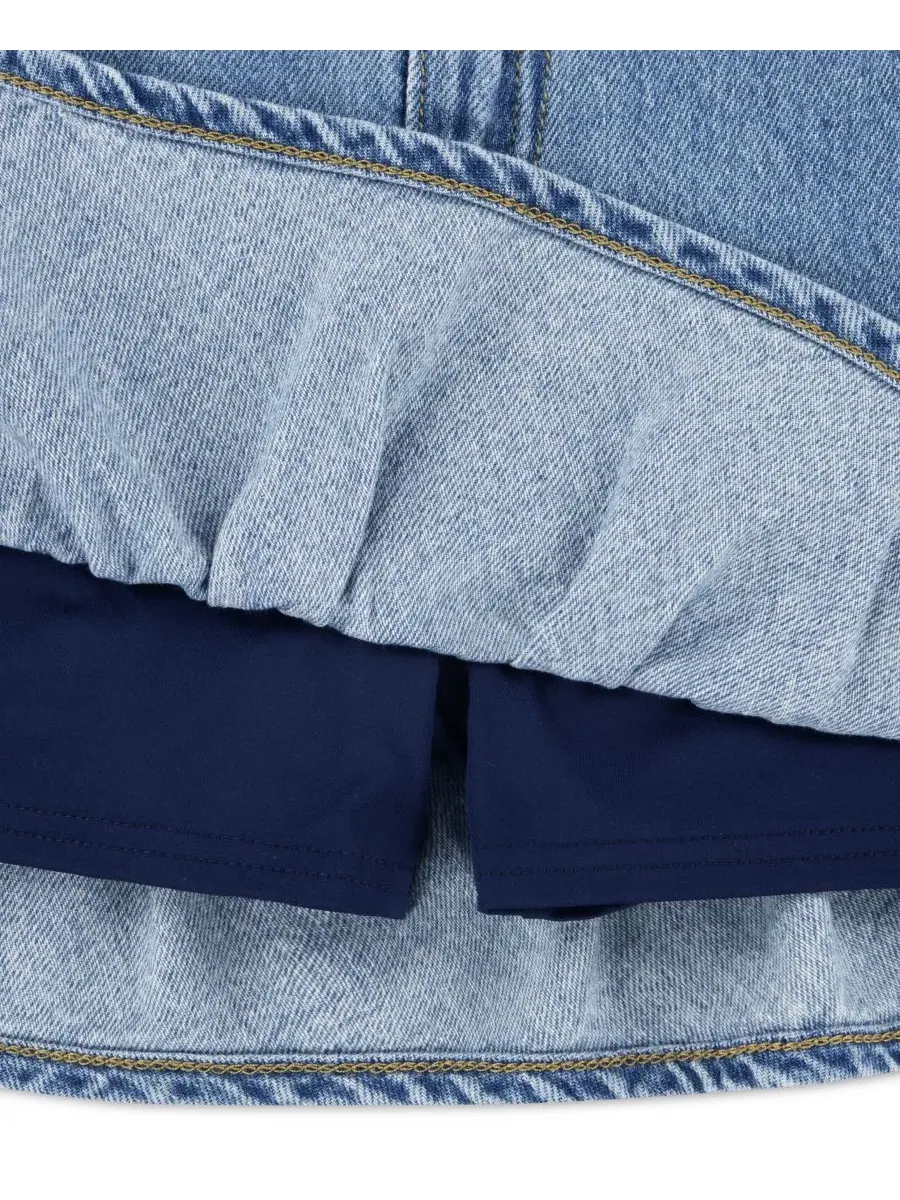 Мини-юбка с оборками для девочек 7-16 лет Levi's — 8