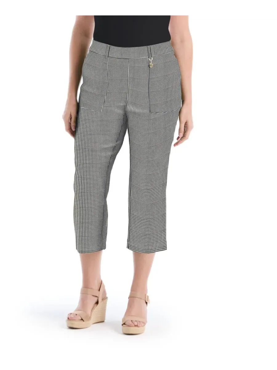 Брюки-клеш с карманами, модель Plus Size Pocket Kick Flare Pant Rafaella