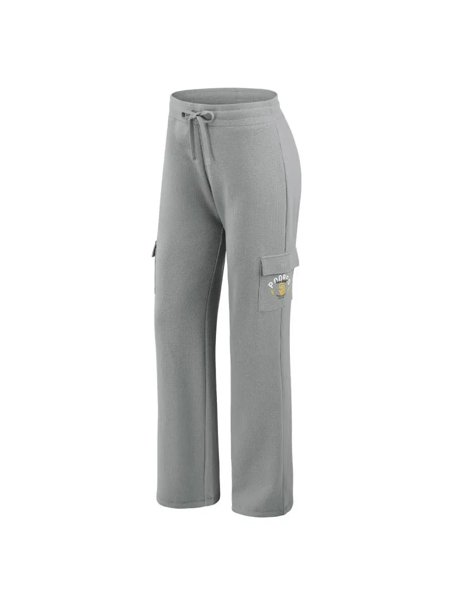 Комплект из худи с капюшоном и брюк с принтом San Diego Padres WEAR by Erin Andrews — изображение 4 из 5, серый