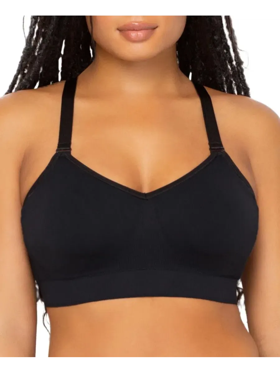 Бюстгальтер без косточек с широкой лентой под грудью, модель Smooth Seamless Curvy Couture