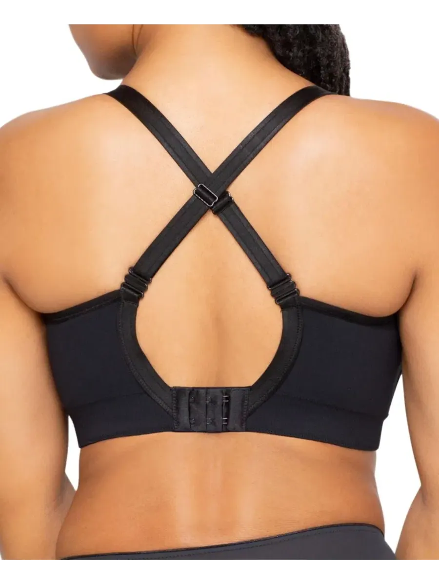 Бюстгальтер без косточек с широкой лентой под грудью, модель Smooth Seamless Curvy Couture — изображение 3 из 5, черный