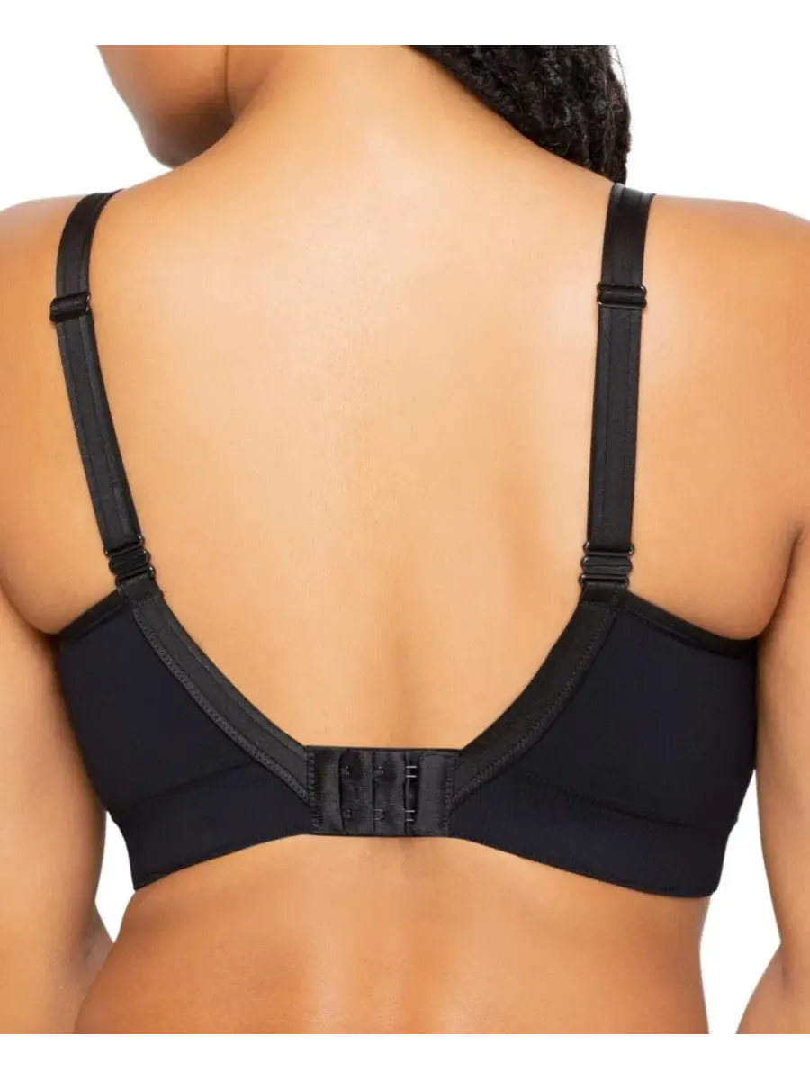 Бюстгальтер без косточек с широкой лентой под грудью, модель Smooth Seamless Curvy Couture — изображение 4 из 5, черный