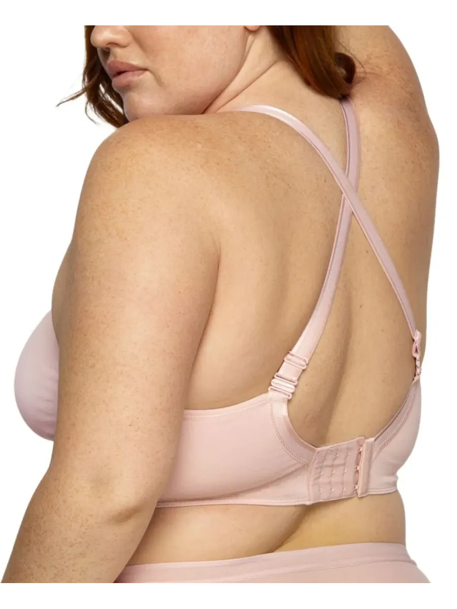 Бюстгальтер без косточек с гладкими чашками, модель Smooth Seamless Comfort Wireless Curvy Couture — изображение 3 из 5