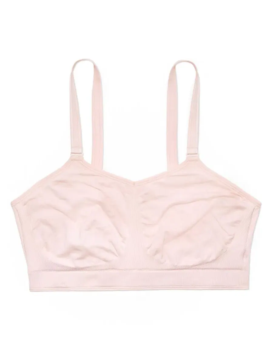 Бюстгальтер без косточек с гладкими чашками, модель Smooth Seamless Comfort Wireless Curvy Couture — изображение 4 из 5