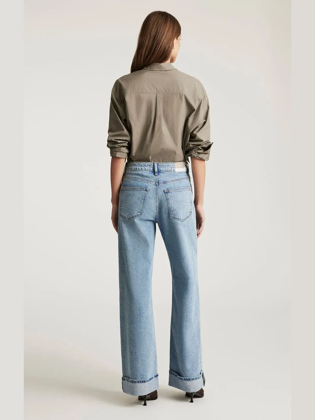 Джинсы женские с широкими штанинами Florida Mid Rise Wide Leg Mavi Jeans — изображение 6 из 6