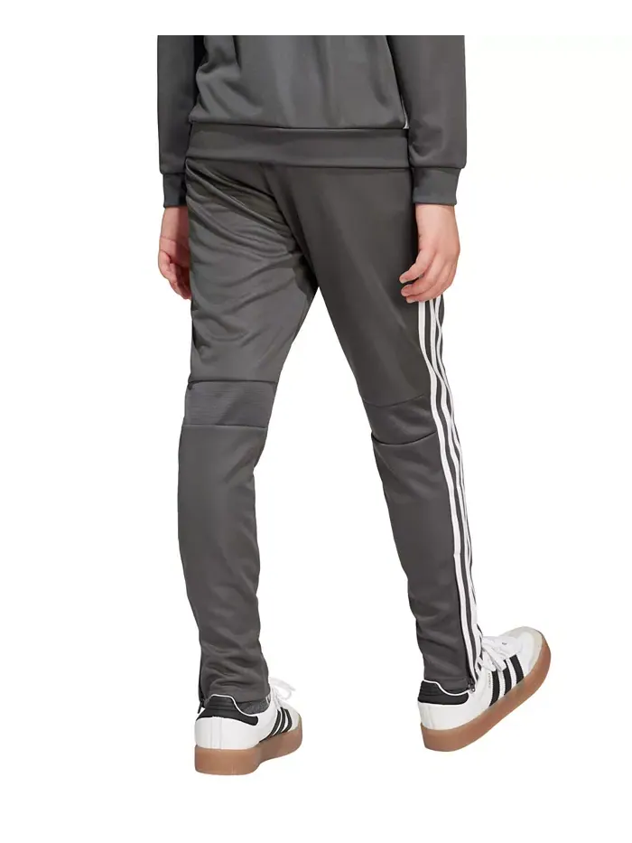 Брюки для тренировок Tiro 25 Essentials для мальчиков старшего возраста adidas — изображение 4 из 6, серый белый