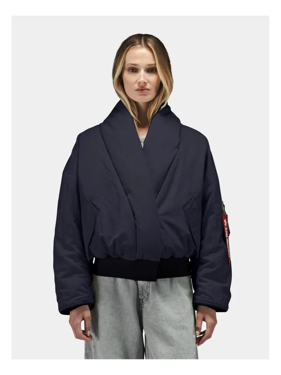 Женская куртка-пилот с воротником-шалью, размер W Alpha Industries