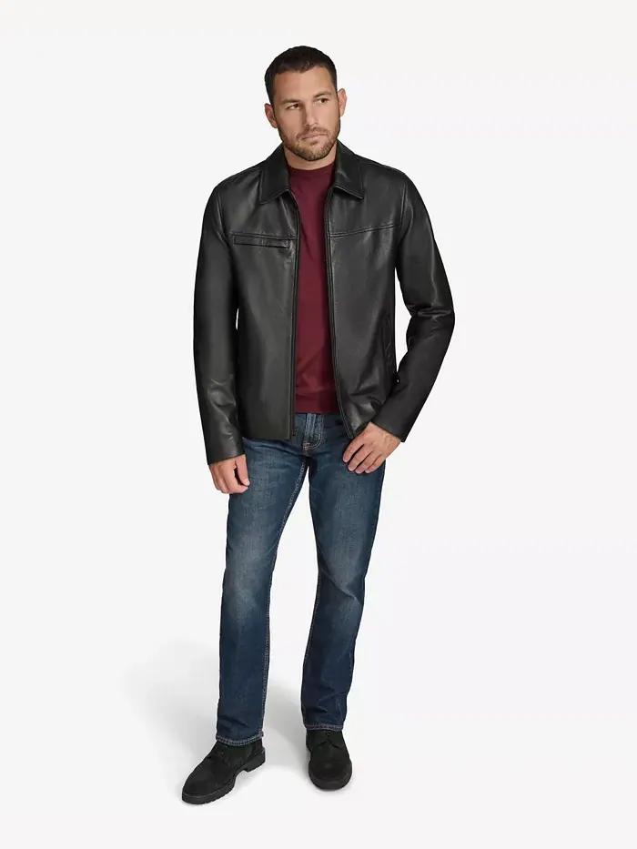 Мужская кожаная куртка Gosford Andrew Marc Black Label
