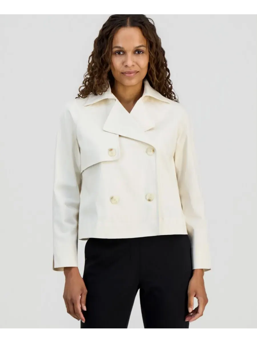 Укороченный тренч для невысоких женщин Anne Klein Essentials