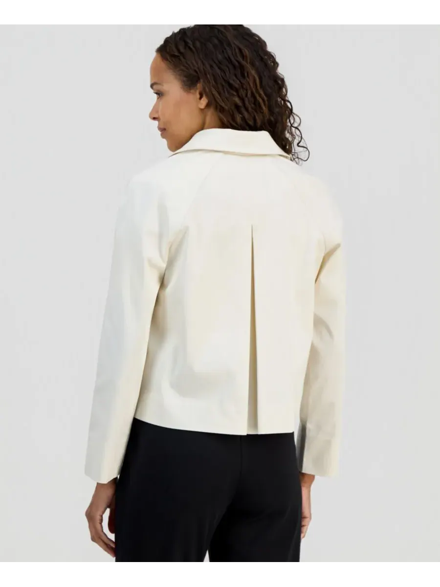 Укороченный тренч для невысоких женщин Anne Klein Essentials — изображение 2 из 3, белый
