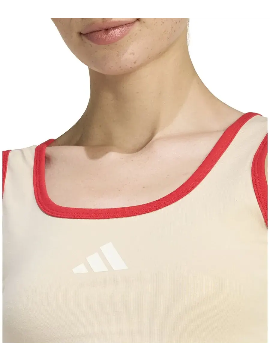Женская спортивная майка Stadium Sportswear Adidas — изображение 4 из 8, белый