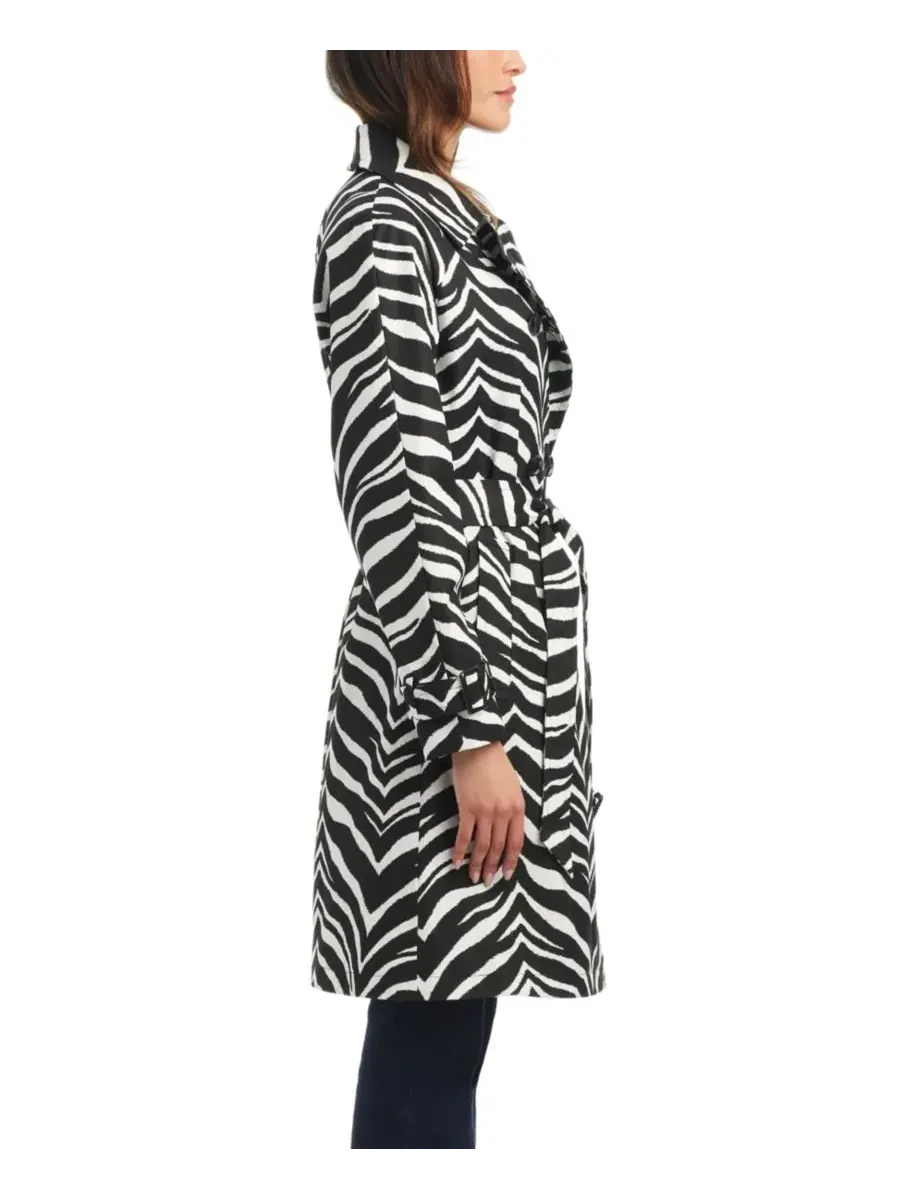 Классический женский двубортный тренч Kate spade new york, Zebra — изображение 4 из 5