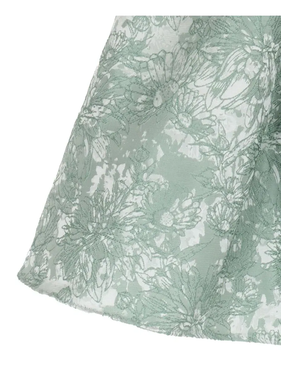 Платье с крупным бантом Brocade Bodice Rare Editions — изображение 7 из 7, шалфейный