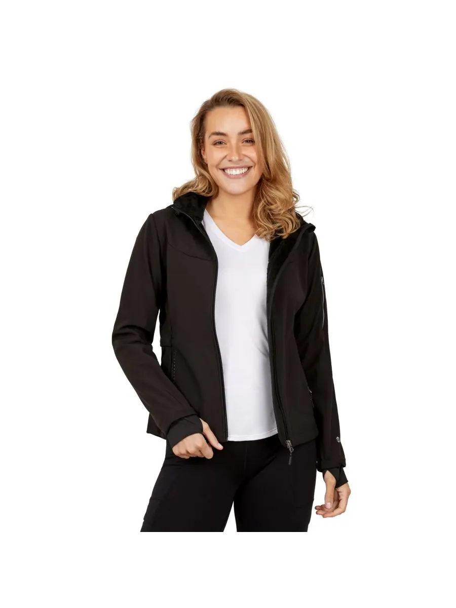 Женская куртка StormTech Super Softshell Free Country — изображение 2 из 5, черный
