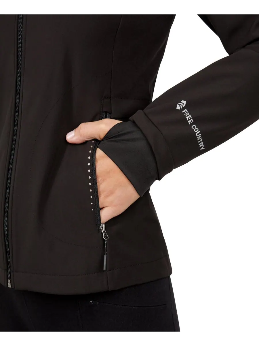Женская куртка StormTech Super Softshell Free Country — изображение 3 из 5, черный