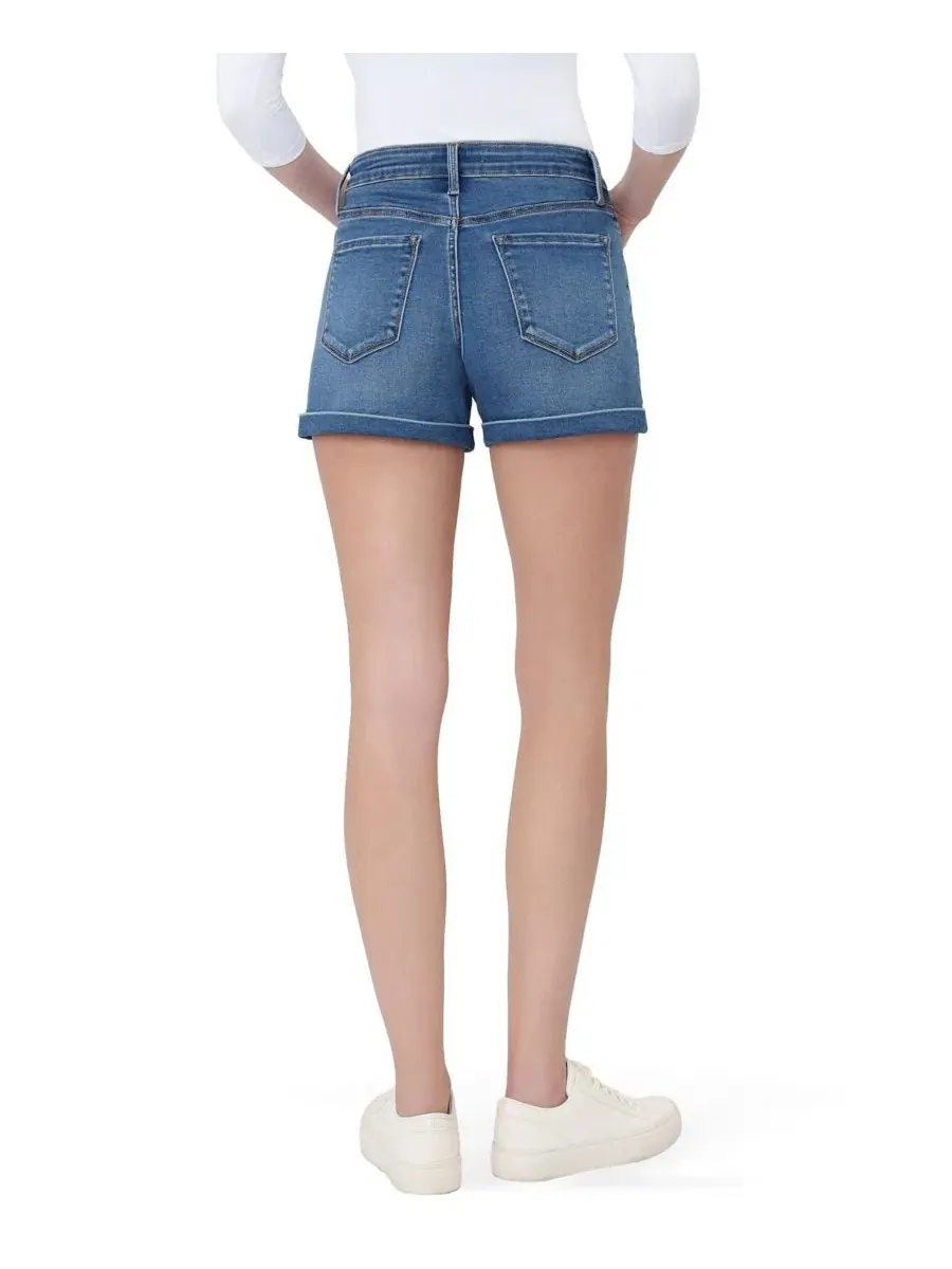 Джинсовые шорты с высокой посадкой Vervet — изображение 5 из 5, синий