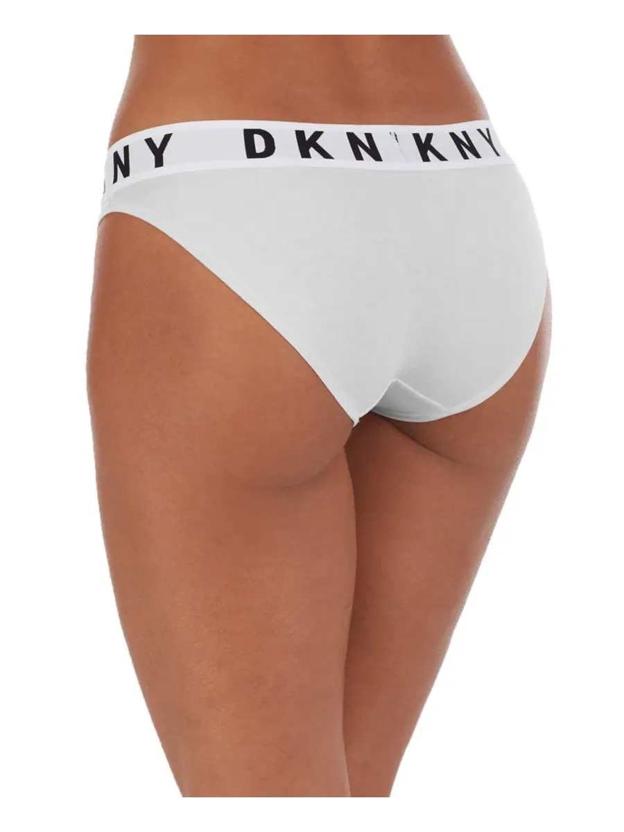 Комплект трусов-бикини с заниженной посадкой DKNY — изображение 6 из 6, черный белый