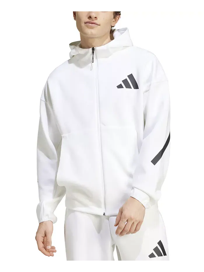 Мужская худи Z.N.E. Classic Fit с длинным рукавом на молнии и логотипом adidas
