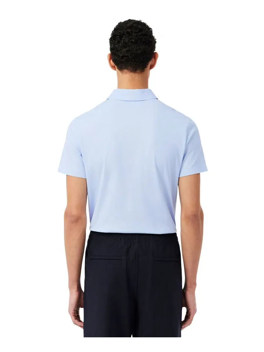 Поло для мужчин с защитой от ультрафиолета Lacoste — изображение 4 из 5, синий