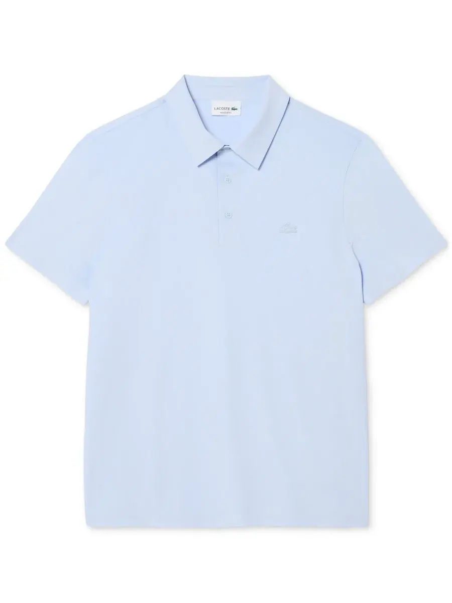 Поло для мужчин с защитой от ультрафиолета Lacoste — изображение 5 из 5, синий
