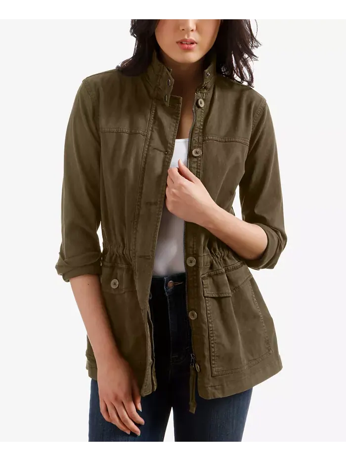Грузовая куртка Lucky Brand — изображение 2 из 4, оливковый