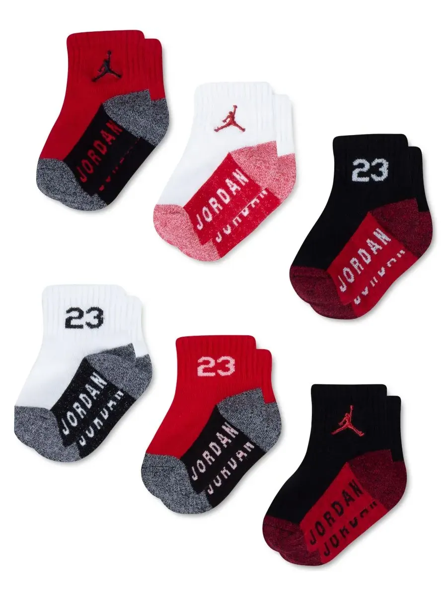 Детский комбинезон Jumpman 23 из трикотажа и набор из 6 носков Baby Jumpman Core Jordan