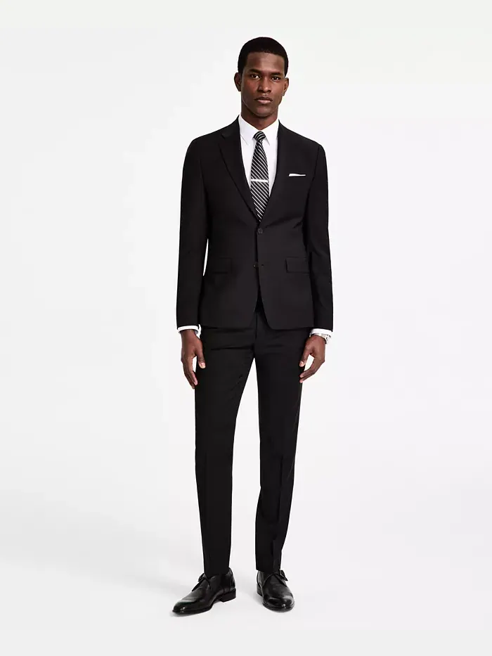 Мужской костюм Skinny-Fit из шерстяной смеси (раздельный) Calvin Klein