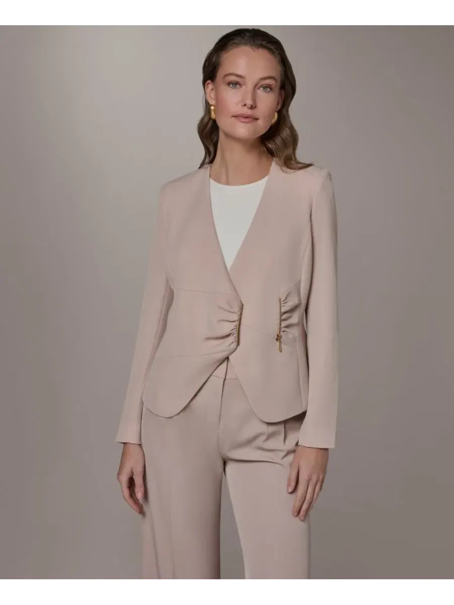 Женская куртка с боковыми сборками Donna Karan New York