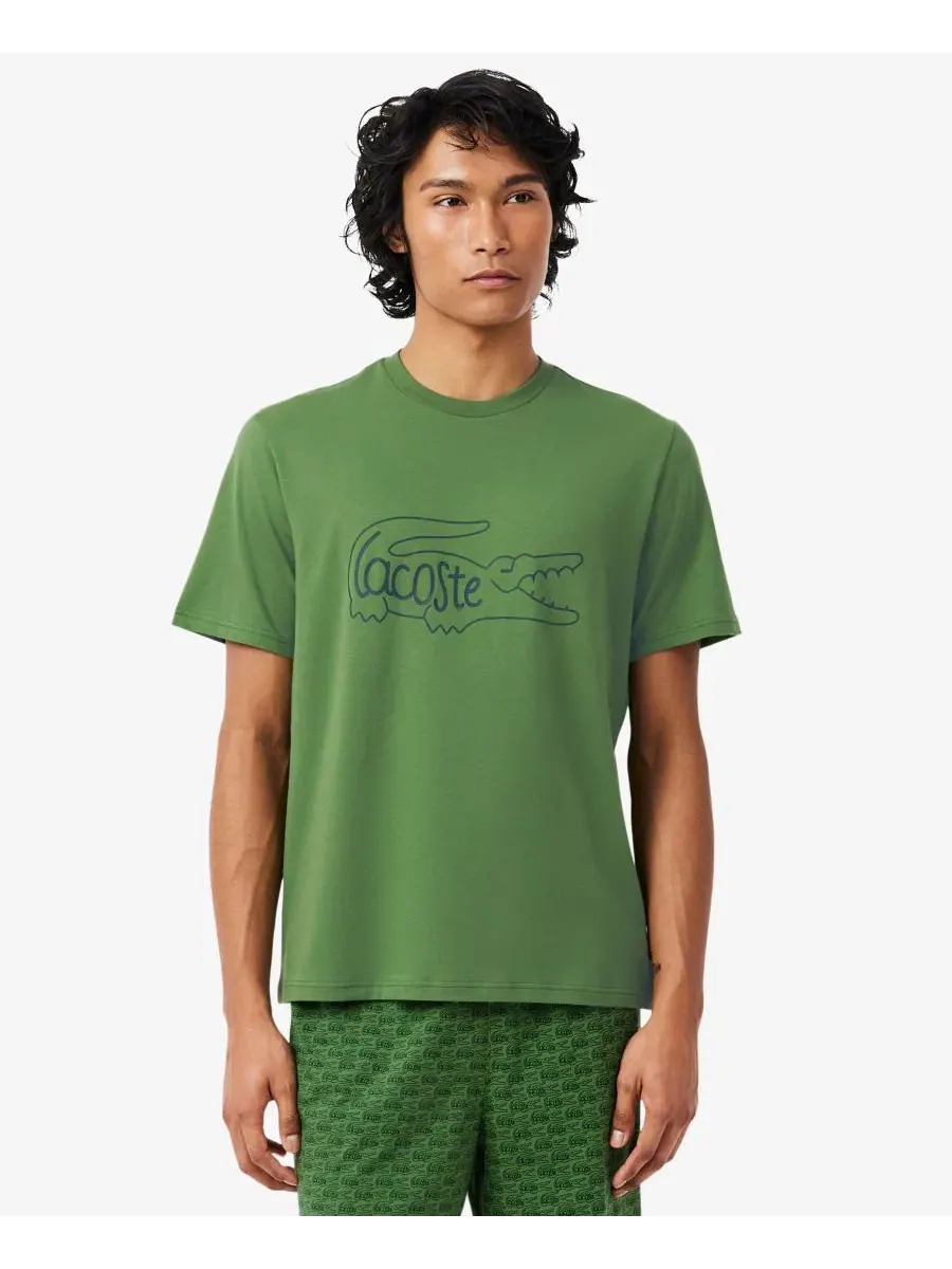 Комплект мужской Lacoste Футболка и шорты, 100% хлопок — изображение 2 из 7