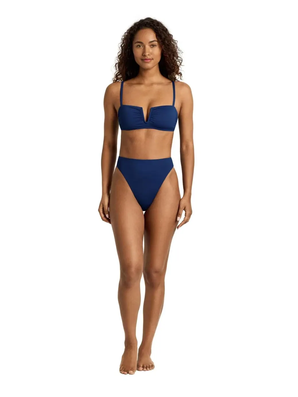 Бюстгальтер-бандо с поддержкой и принтом Blue Saturn Lauren Ralph Lauren