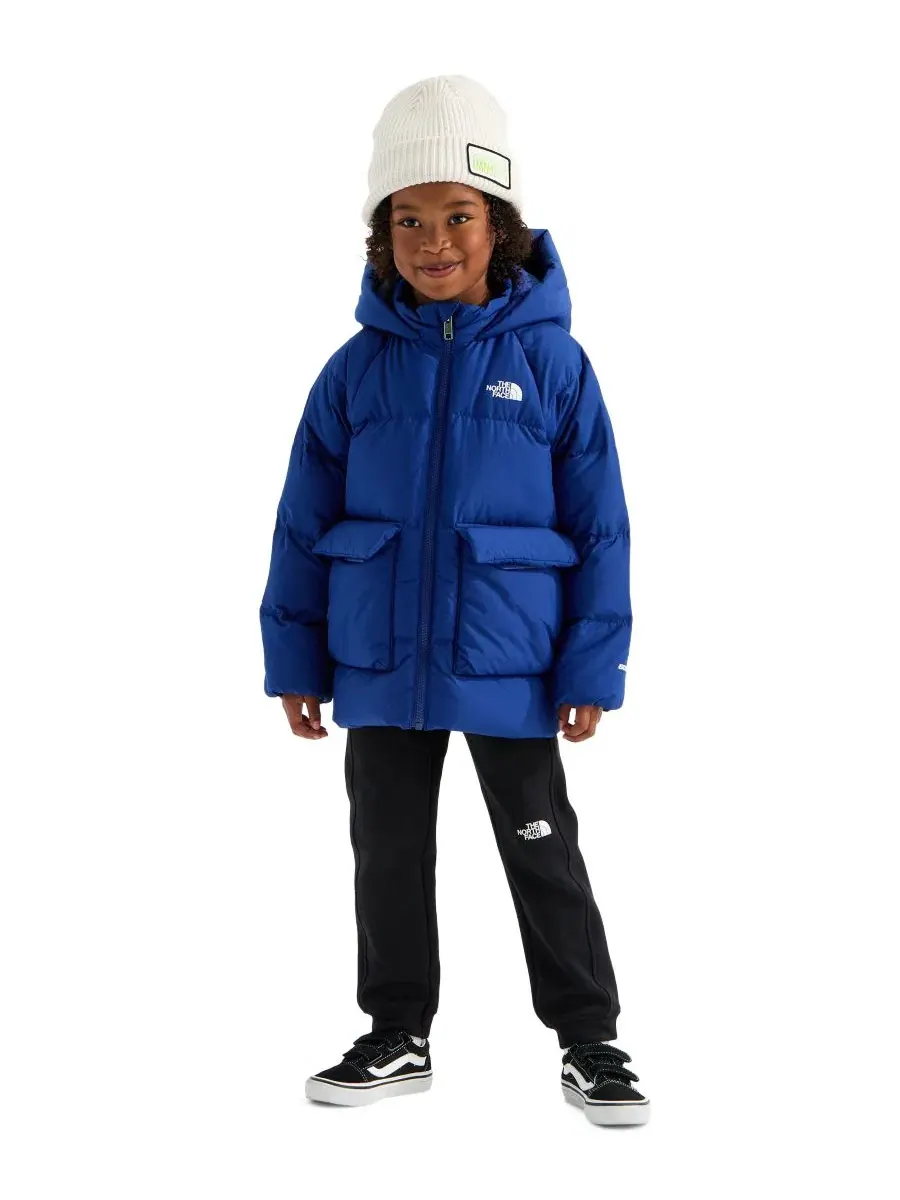 Детская куртка-пуховик с капюшоном, на молнии, с длинным рукавом The North Face