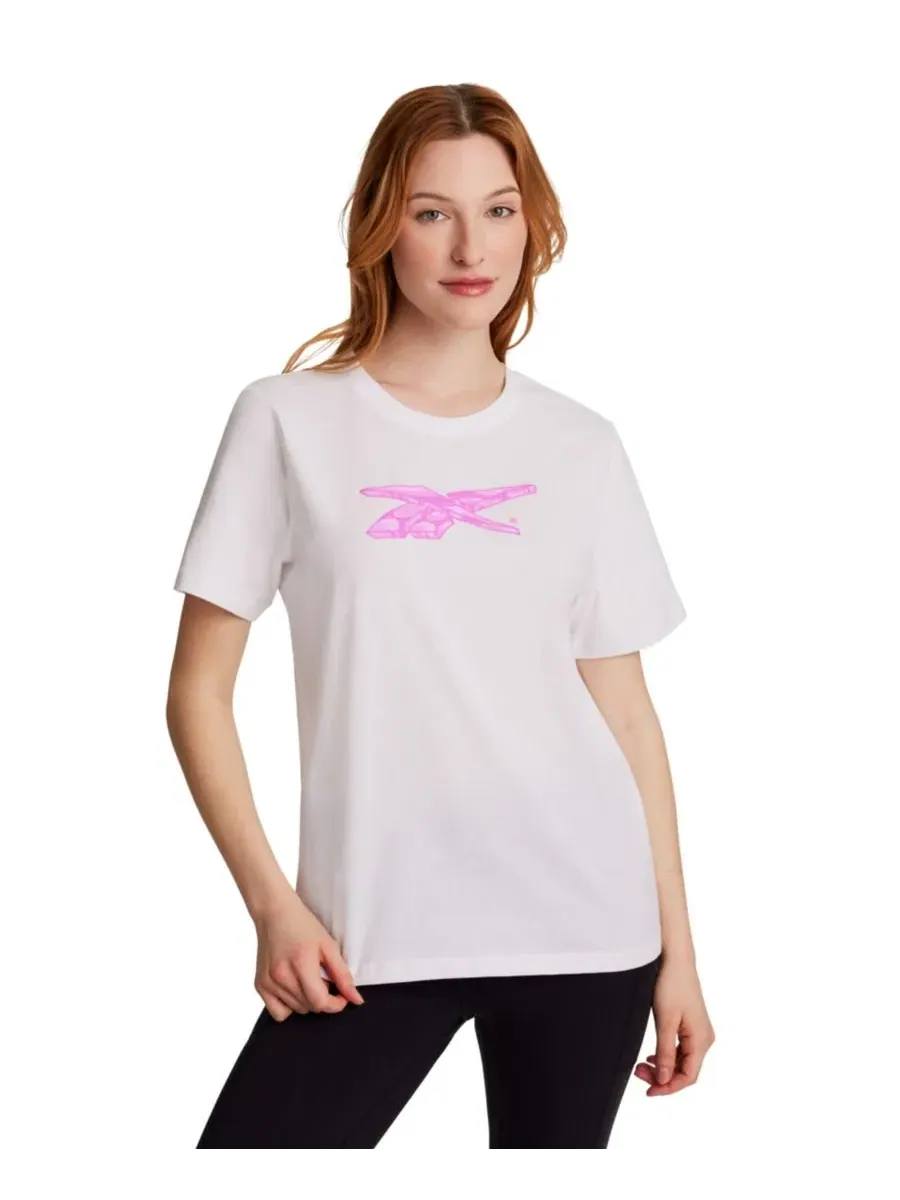 Женская футболка-бокси с графическим принтом Vector Boxy Crewneck Reebok