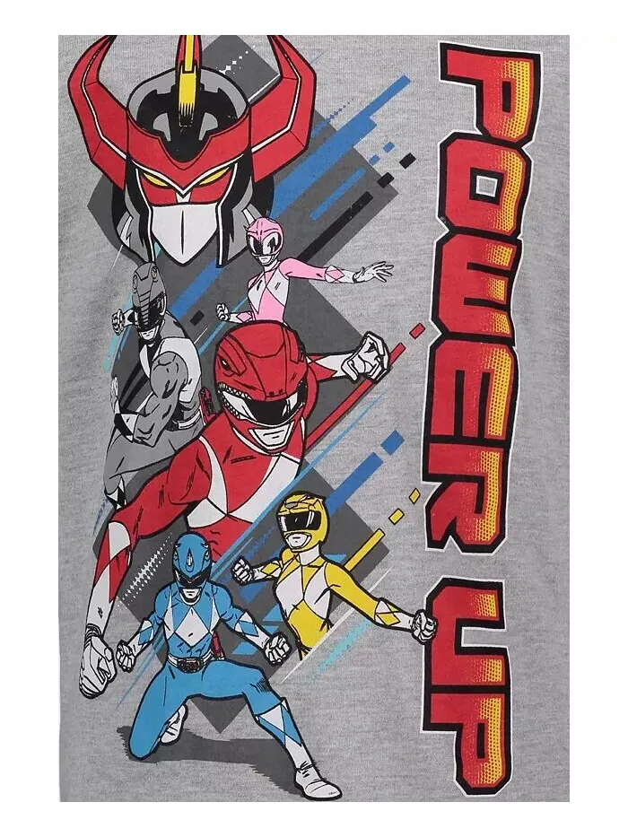 Футболка для мальчиков, 2 шт. в упаковке Power Rangers — изображение 2 из 6, серый