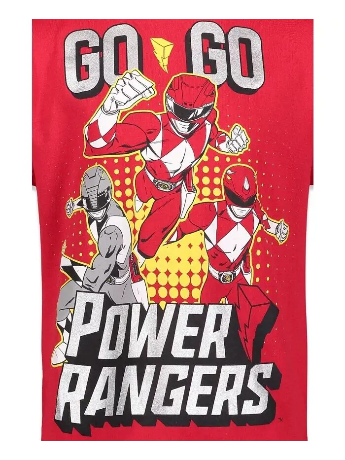 Футболка для мальчиков, 2 шт. в упаковке Power Rangers — изображение 6 из 6, серый