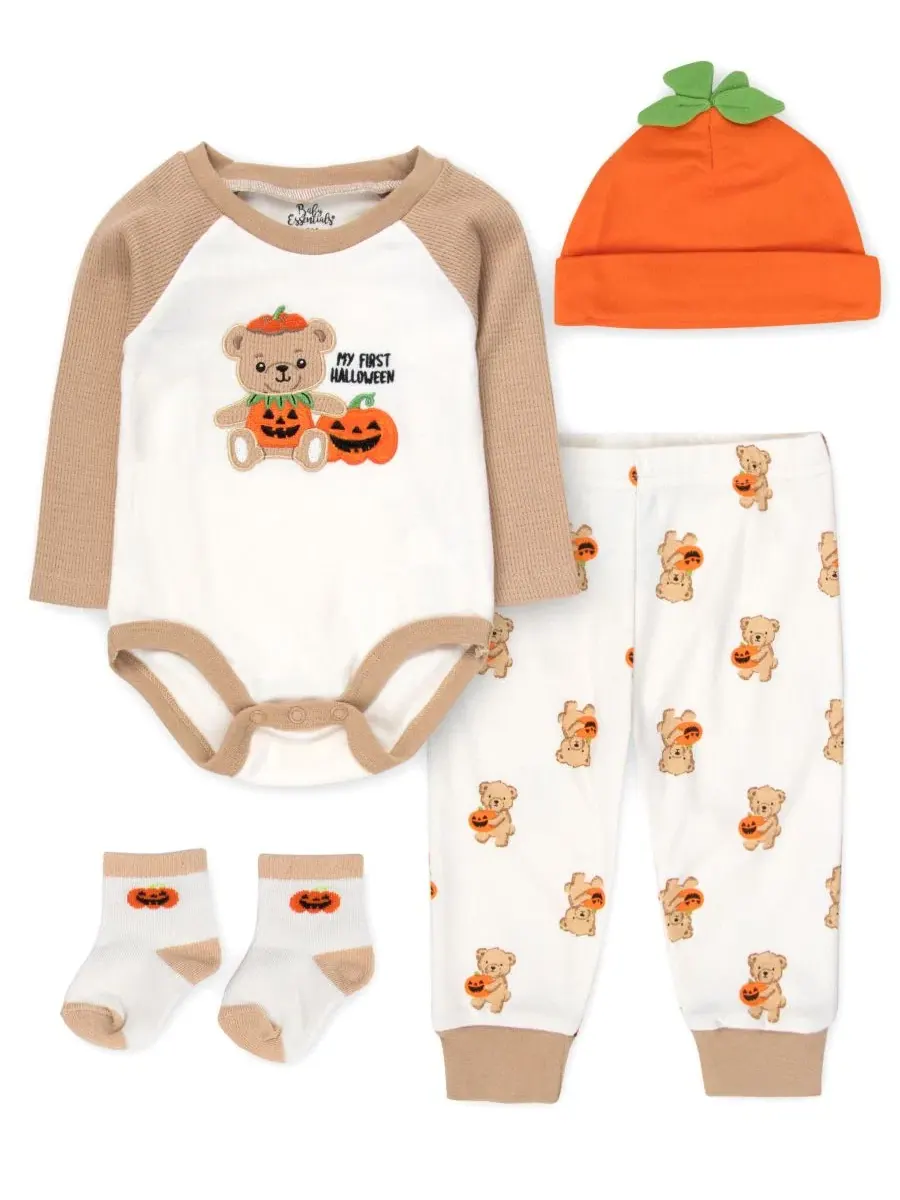 Комплект из 4 предметов для малыша My First Halloween Bear Baby Essentials