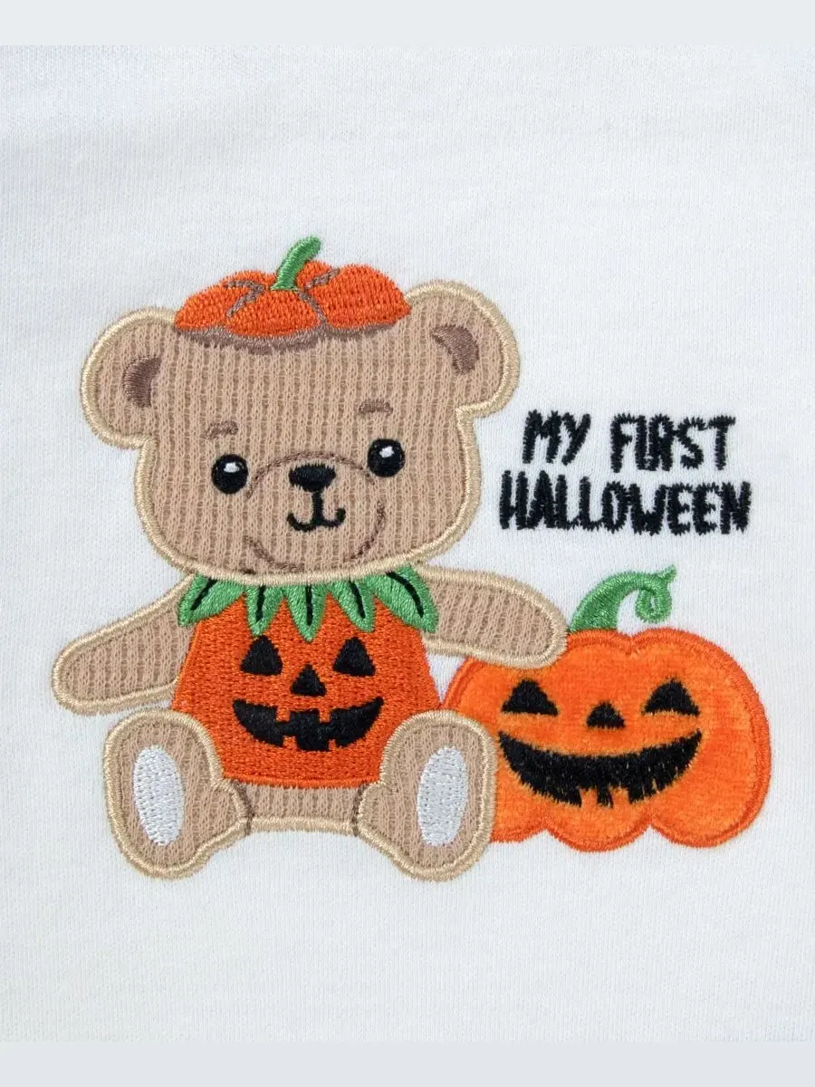 Комплект из 4 предметов для малыша My First Halloween Bear Baby Essentials — изображение 3 из 4, бежевый/хаки