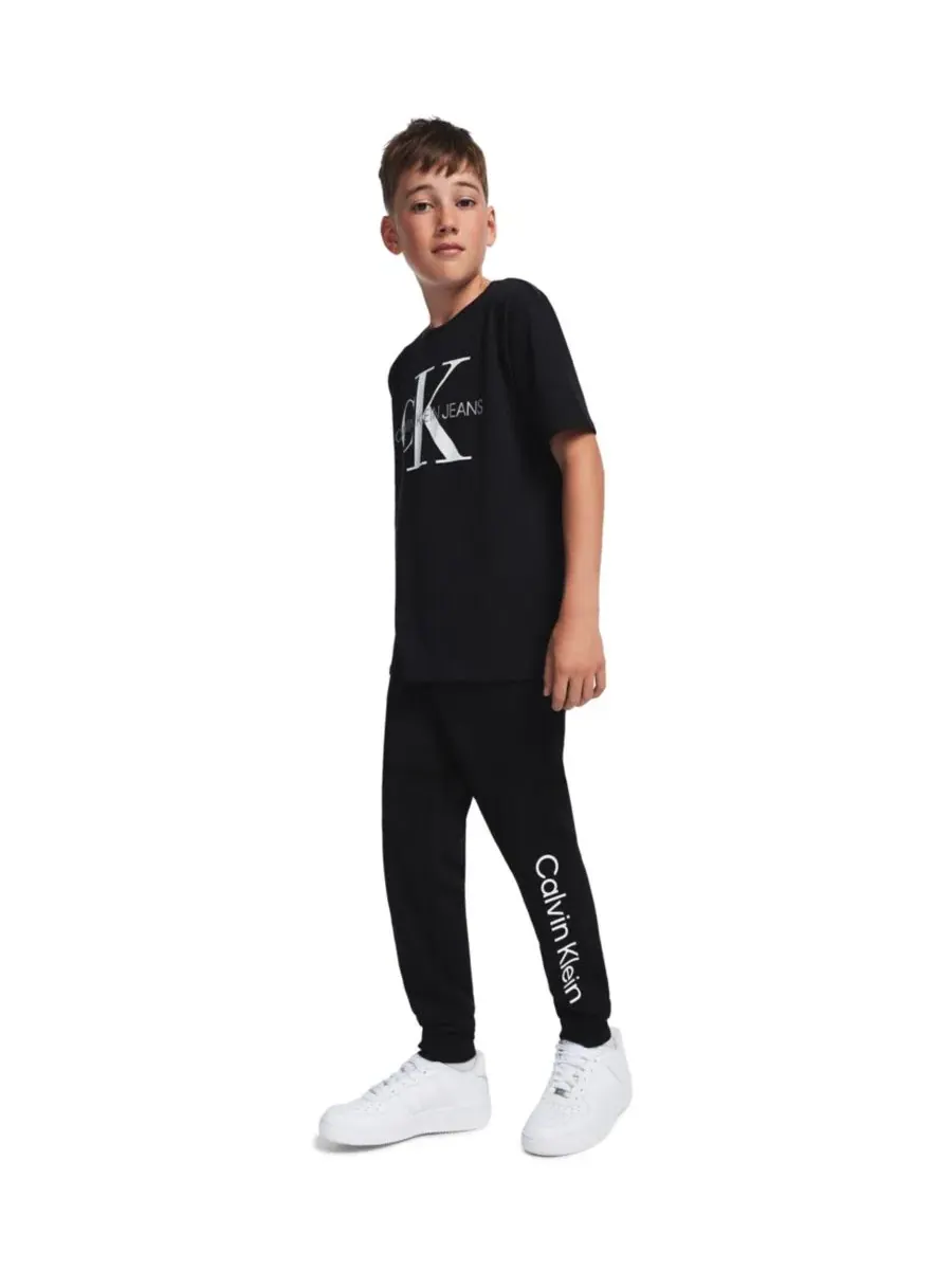Спортивные брюки с эластичным поясом и боковыми карманами Calvin Klein