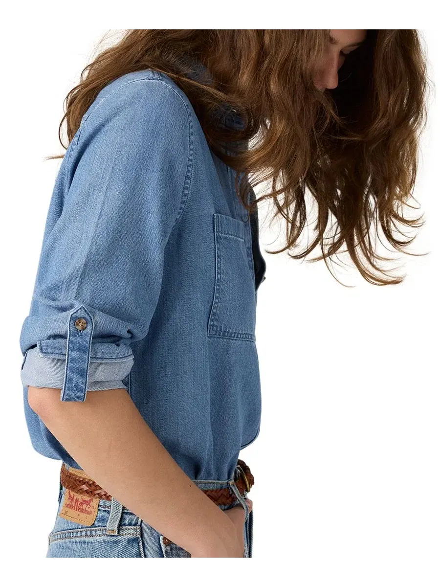 Женская джинсовая рубашка Utility с длинным рукавом Levi's — 3