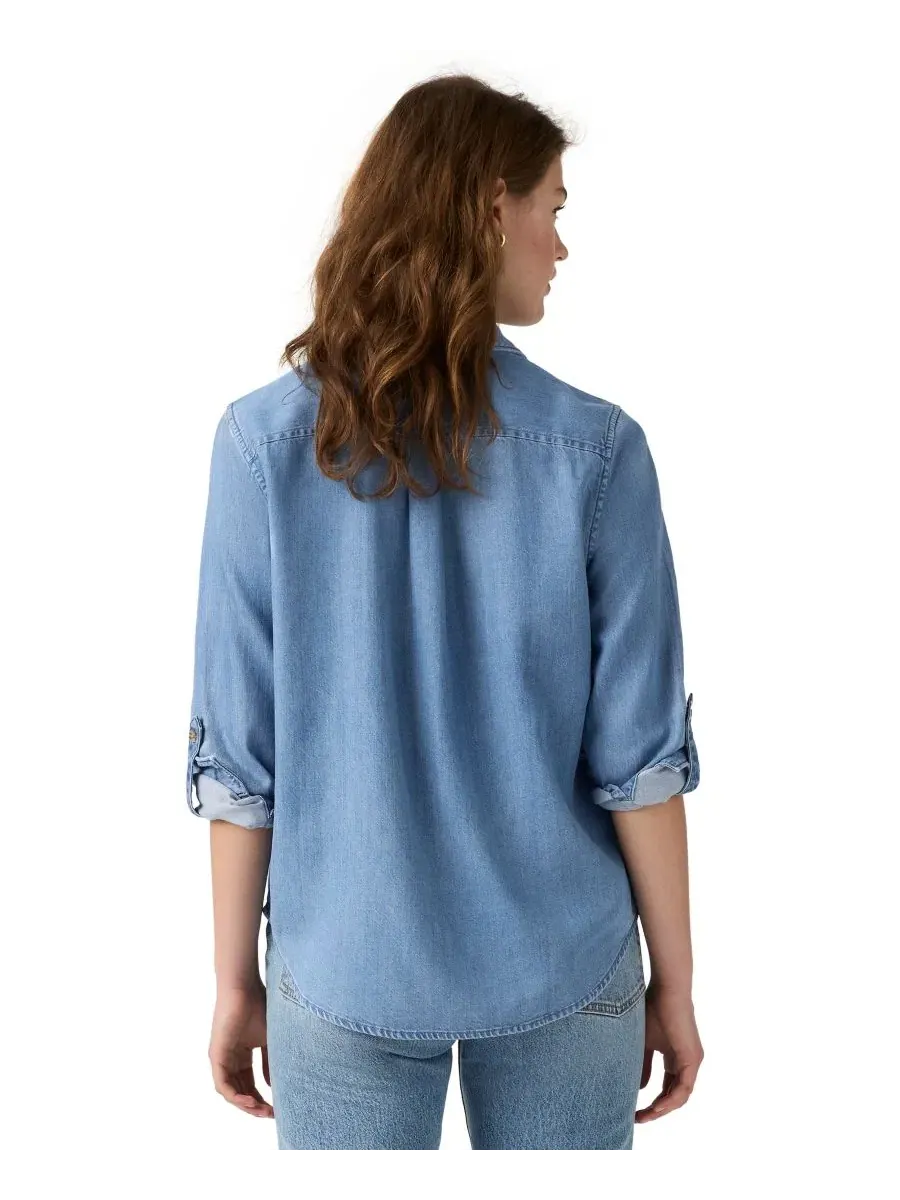 Женская джинсовая рубашка Utility с длинным рукавом Levi's — 5