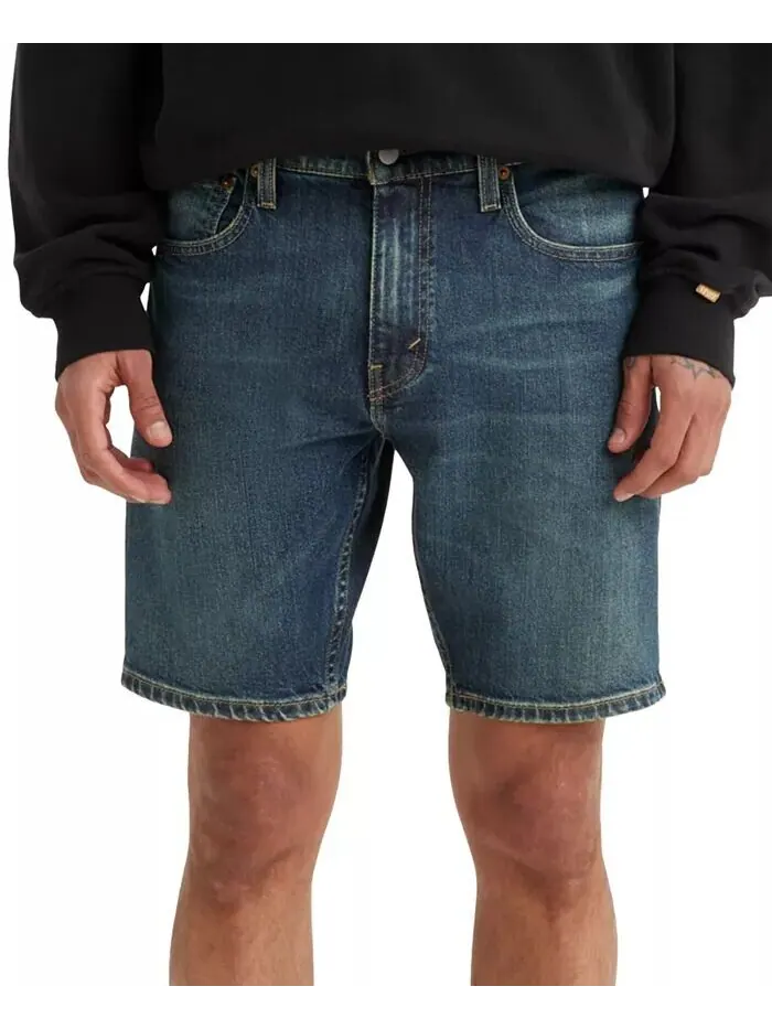 Мужские джинсовые шорты Flex 412 Slim Fit с 5 карманами и шириной 9 дюймов Levi's