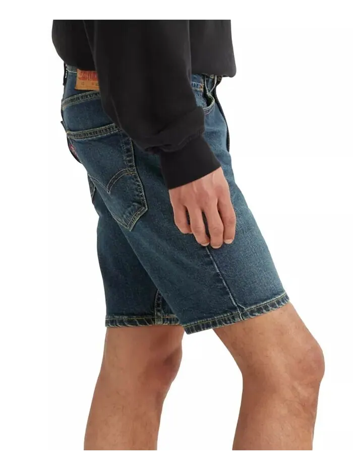 Мужские джинсовые шорты Flex 412 Slim Fit с 5 карманами и шириной 9 дюймов Levi's — изображение 2 из 5